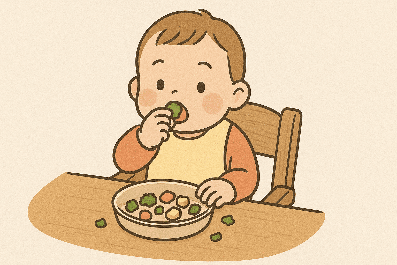 食事をする子供
