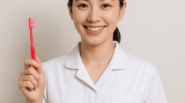 笑顔の歯科衛生士